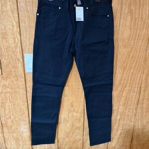 H&M Men's Dark Blue Slim Pants